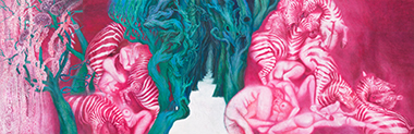 6. <From Nature>, 장지에 채색, 212.2×651.5cm, 2021