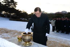 2015년 신년 참배(의사총,충령사)