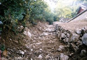 청난사 석축 보수공사(1997년)