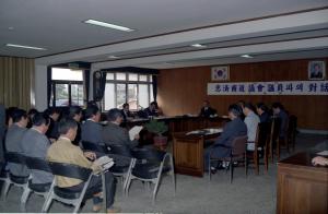 충남 의회 의원과의 대화 
