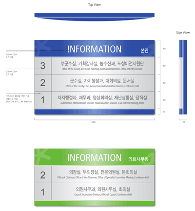 종합안내사인