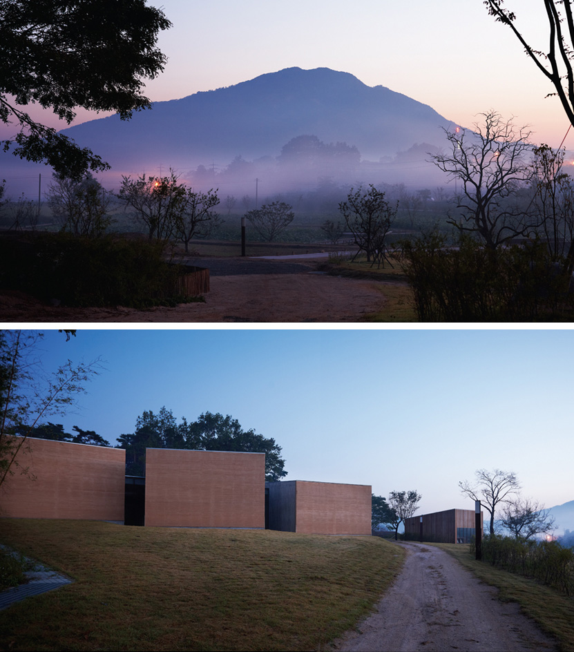 이응노의 집 외부 전경(자연풍경과 건물)이미지
