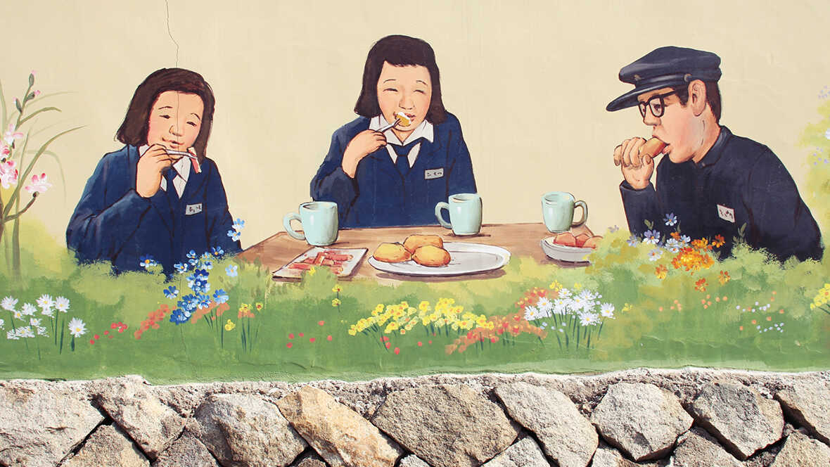 홍성전통시장 벽화 이미지