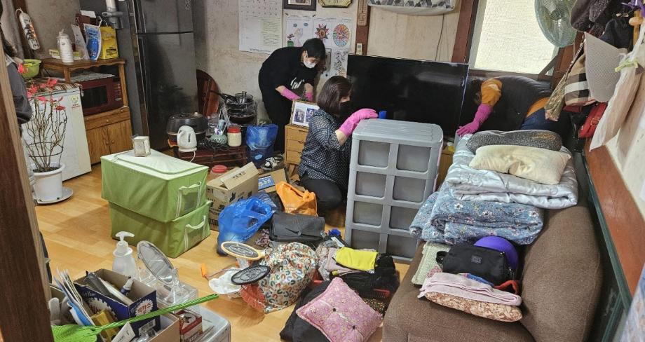 결성면, 사례관리대상자 주거환경 개선 이미지
