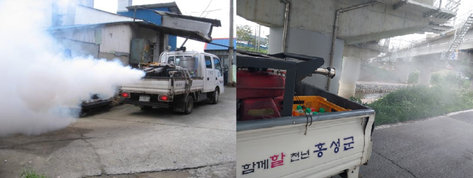 홍성군보건소, 순회 방역소독 실시 이미지