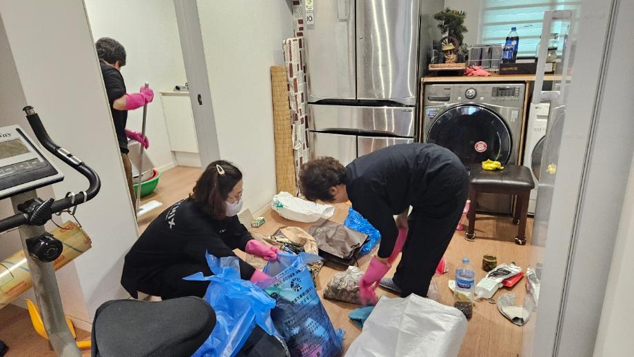 결성면, 사례관리대상자 주거환경 개선 이미지